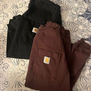 Carhartt Bundle - 2 Long sleeve shirts - women’s XS
